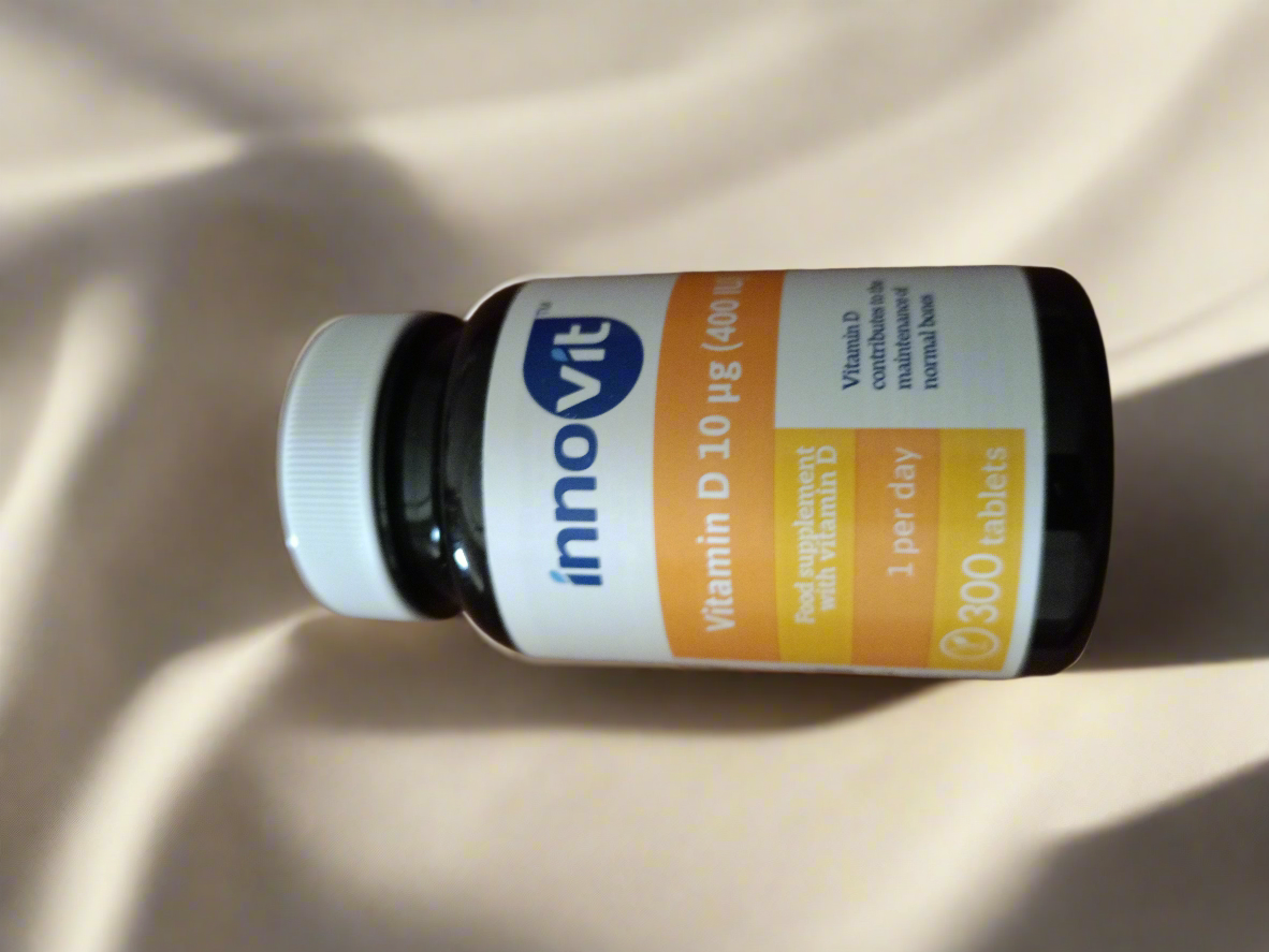 Complément Vitamine D 10µg (400 IU), INNOVIT Vitamine D 300 Comprimés.