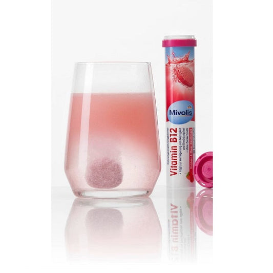 Vitamine B12, 20 Comprimés Effervescents (Mivolis)