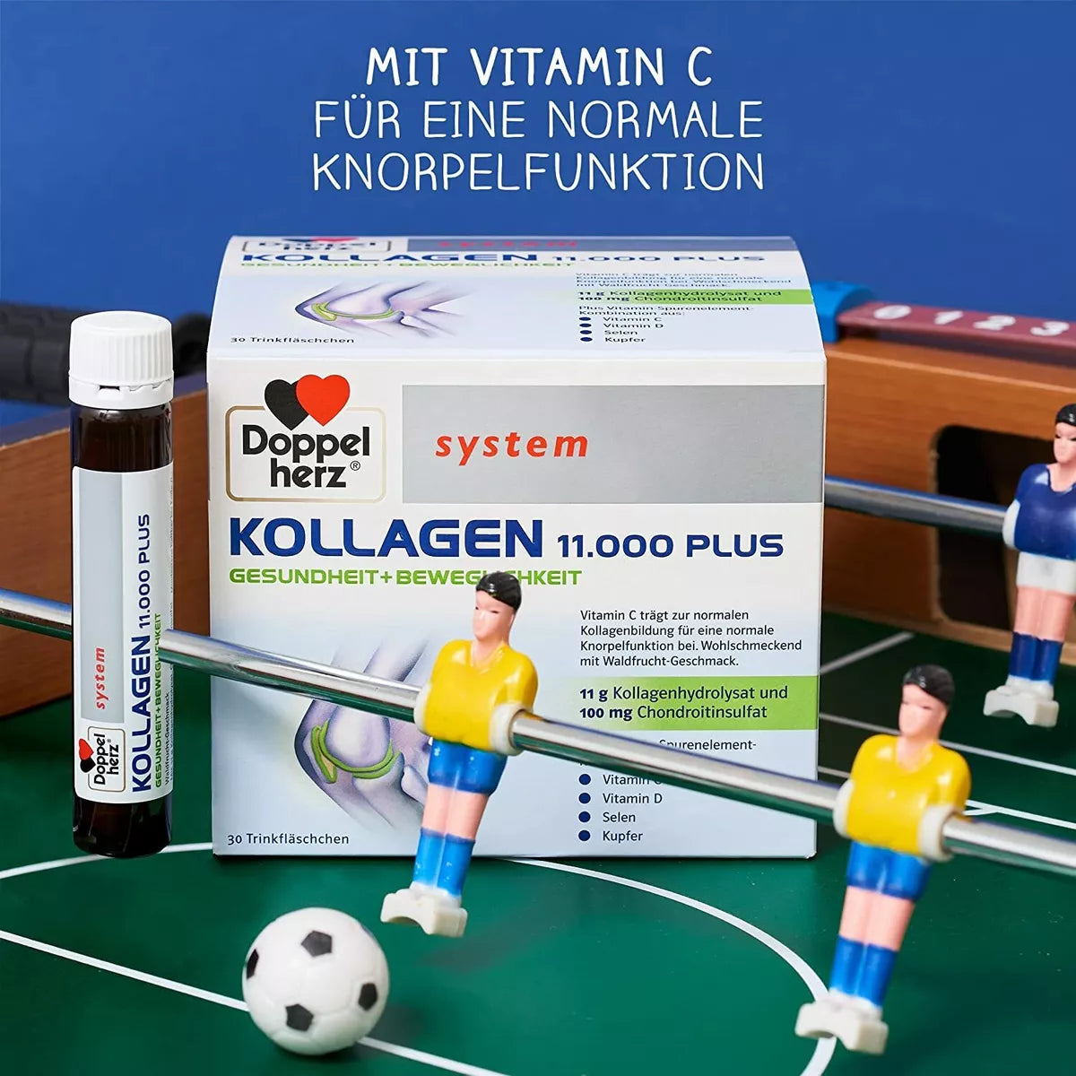 DOUBLE HEART Collagen 11,000 Plus System Ampoules 30X25ml