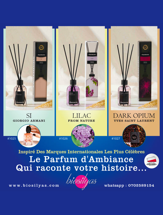 Parfum d'Ambiance Lot de 3 bouteilles (3 x 110ml) + Livraison gratuite